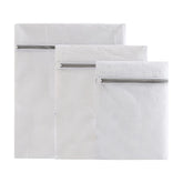 MOMISY Mesh Laundry Clothes Washing Bags Socks Lingerie Saver Mesh Wash Pouch Net Zipped Bag-Set of 3