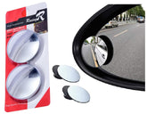 MOMISY Car Glass Mirror Blind Spot, 360° Mirror, Rear View Convex Mirror, Parking Mirror For Car, Car Mirror Accessories Frameless Suitable All Cars (Round 2-Pcs)