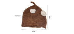 MOMISY Chilli Cap - Baby Photography & Photoshoot Prop (Brown)