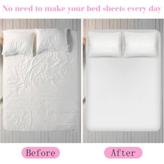 MOMISY Bed Sheet Holder Straps | Adjustable Bed Sheets Fastener and 3 Way Mattress Cover Holder Fasteners | The Triangle Bedding Keeper with Heavy Duty Grippers Clips Black Triangle (4pc/Set) (Pink)