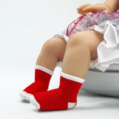MOMISY Multicolor Stretchable Cotton BlendTube Boat Socks 4 Pairs for Baby Boys and Girls-0 to 6 months