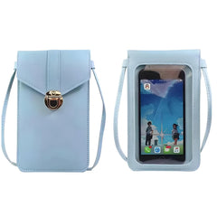 MOMISY Mobile Bag Cellphone Sling Bag Card Holder Wallet Handbag Crossbody multi-function Shoulder Bag for Girls & Women (Blue)