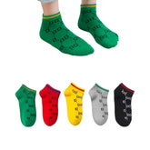 MOMISY 5 Pairs Baby Girl Boys Tube Socks Toddlers Infant Solid Color Boat Spring and Autumn Socks Stretch Baby Sock - Multicolor (IN, Age, 6 Years, 8 Years, DD)