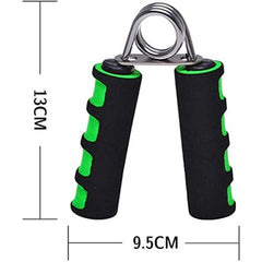 MOMISY Foam Hand Grip Strengthener/Training/Hand Exercise/Hand Gripper/Forearm Exerciser for Finger Exercise/Gym Workout Equipment to Use in Home and Gym for Men/Women (Green)