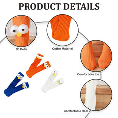 MOMISY Kids Calf Socks, 3 Pairs, Baby and Children Sizes (IN, Age, 1 Year, 3 Years, 3)