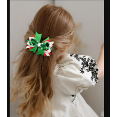 MOMISY Hair Accessories, Ribbon Bows with Hair Pins/Clips For Toddlers/Kids/Baby/Girls, Multicolour, 3 Pieces