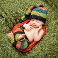 MOMISY Baby Photography Props, Includes Pant & Cap for Kids Parties Anniversaries Photography-Set of 2 Pieces-0-3 Months