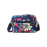 MOMISY Women Mobile Messenger Bag Ladies Nylon Multicolor Shoulder Bags Small Cross Body Long Strap Purse