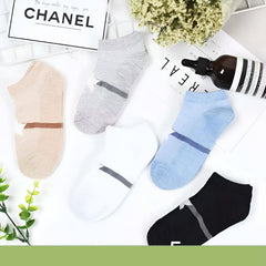 MOMISY 5 Pairs Girl Boys Tube Socks Toddlers Infant Solid Color Boat Spring and Autumn Socks Stretch Baby kids Sock (IN, Age, 3 Years, 5 Years, Star1Striped)