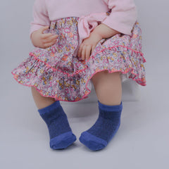 MOMISY Children's Socks, 5 Pairs, Baby and Kids Size (IN, Age, 1 Year, 3 Years, SolidSmiley)