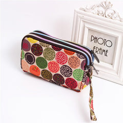 MOMISY Women's Girls Clutch | Zipper | Ladies Purse Wallet Girls (Grain)
