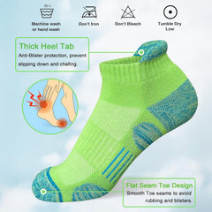 MOMISY Unisex Cotton Blend, Low-Cut Liner Ankle Socks, Pack of 5, Multicolour, Free Size (IN, Alpha, Free Size, Liner B)