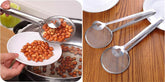 MOMISY Stainless Steel Oil Filter Spoon and Fried Food Clip Mesh Strainer (2)