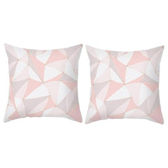 MOMISY Decorative Polyester Home Sofa Bedside Cushion Throw Pillow Covers, 45 x 45 cm, Pack of 2 (3D-2)