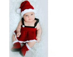 MOMISY Baby Photography Props, Includes Hat, Skirt, Shoes for Kids Parties Anniversaries Photography-Red