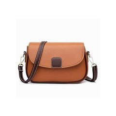 MOMISY Women's Crossbody Sling Bag, Shoulder Handbag with Long Strap, Zipper Closure (Brown)