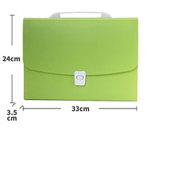 MOMISY Expanding Office Document File Folder, A4 Size 7 Compartment Portable Accordion Folder Expandable File Document Organiser Folders Plastic Bills Storage Box 33x24x3.5cm-Yellow