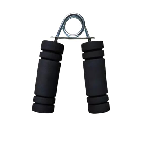 MOMISY Foam Hand Grip Strengthener/Training/Hand Exercise/Hand Gripper/Forearm Exerciser for Finger Exercise/Gym Workout Equipment to Use in Home and Gym for Men/Women (Black)