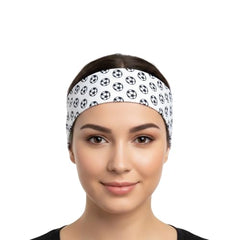 MOMISY Multifunction Yoga Fitness Gym Sports Sweatband Headband Microfiber Men and Women (FB White)
