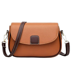 MOMISY Women's Crossbody Sling Bag, Shoulder Handbag with Long Strap, Zipper Closure (Brown)