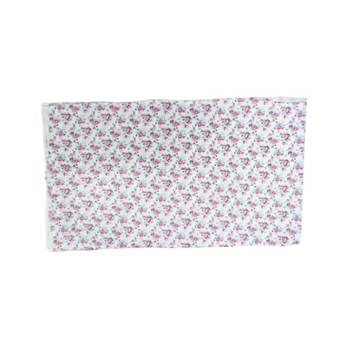 MOMISY isting Content Content generated Baby Photography Photoshoot Props Breathable Blanket Swaddle Cotton Wrap- Rose Print (White)