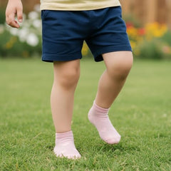 MOMISY 5 Pairs Girl Boys Tube Socks Toddlers Infant Solid Color Boat Spring and Autumn Socks Stretch Baby kids Sock (IN, Age, 3 Years, 5 Years, ThinHeart/)