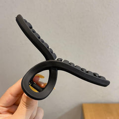 MOMISY Non slip Hair Claw Clutcher Clips for Women Big Jelly Jaw Clip Clamps for Girls Accessories for Long Thick Hair (10.8 cm, Tauras, 4)