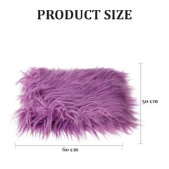 MOMISY Children’s Photography Props Blanket | Soft Cotton Blend Baby Photo Shoot Mat | Newborn Photography Prop (Purple)