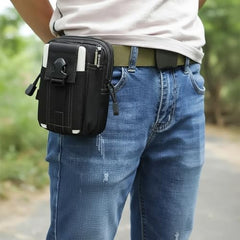 MOMISY Waist Bag, Fanny Pack, Chest Pouch for Men Women Boys Girls (Black, 17 * 11.5 * 5 cm)