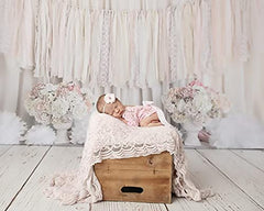 MOMISY Baby Photography Props, Dress & Headband for Kids Parties Anniversaries Photography, Pink