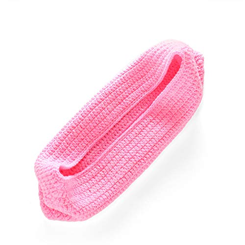MOMISY Knitted Cocoon Nest New Born Baby Pod Sleeping Bag Photography Prop (Light Pink)