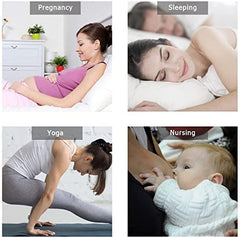 MOMISY Women's Top Open Maternity Nursing Bra Wire Free Lace Cotton Closure Breastfeeding Pregnancy Bra (Pink, 34B)
