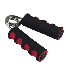 MOMISY Foam Hand Grip Strengthener/Training/Hand Exercise/Hand Gripper/Forearm Exerciser for Finger Exercise/Gym Workout Equipment to Use in Home and Gym for Men/Women (Red)