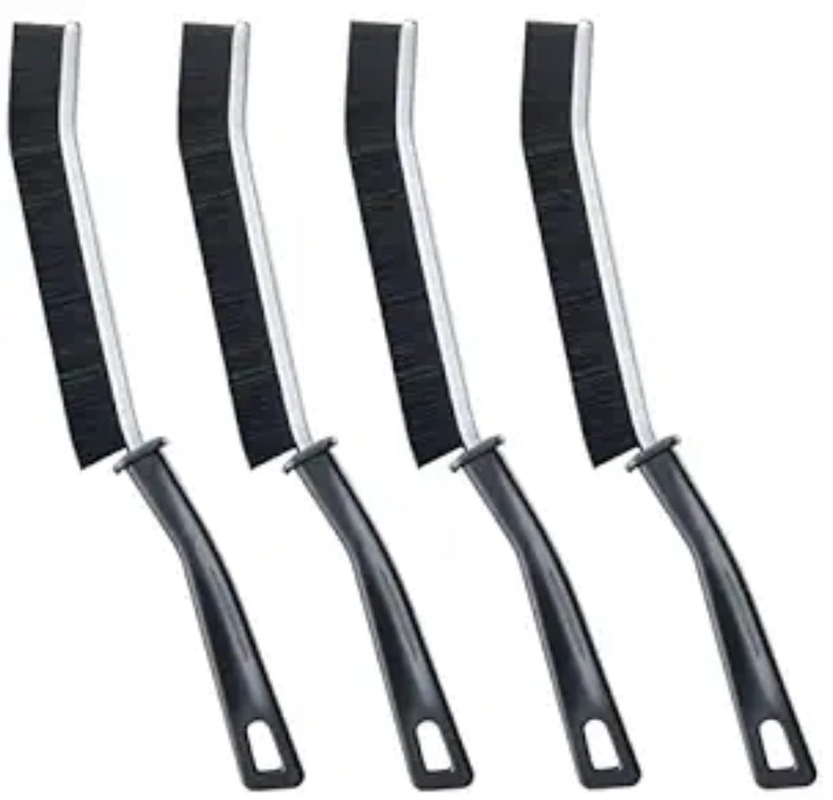 Mini Gap Cleaning Brush (Pack of 4) Hard Bristle Gap Brush for Cleaning Multipurpose Crevice Cleaning Brush Dead Corner Cleaning Brush Used for Home Toilet Bathroom Kitchen Tiles Window Slots