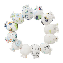 MOMISY Newborn Premium Cotton Hosiery Mittens Set/Hand Gloves/Muthi. (0-6 Months)-Multicolor (Color and Design)