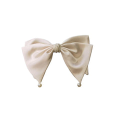 MOMISY Bow Shaped Hair Clip, Hair Accessories for Women and Girls (PearlWhite, Free)
