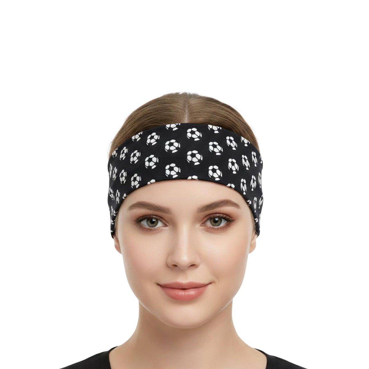 MOMISY Multifunction Yoga Fitness Gym Sports Sweatband Headband Microfiber Men and Women (FB Black)