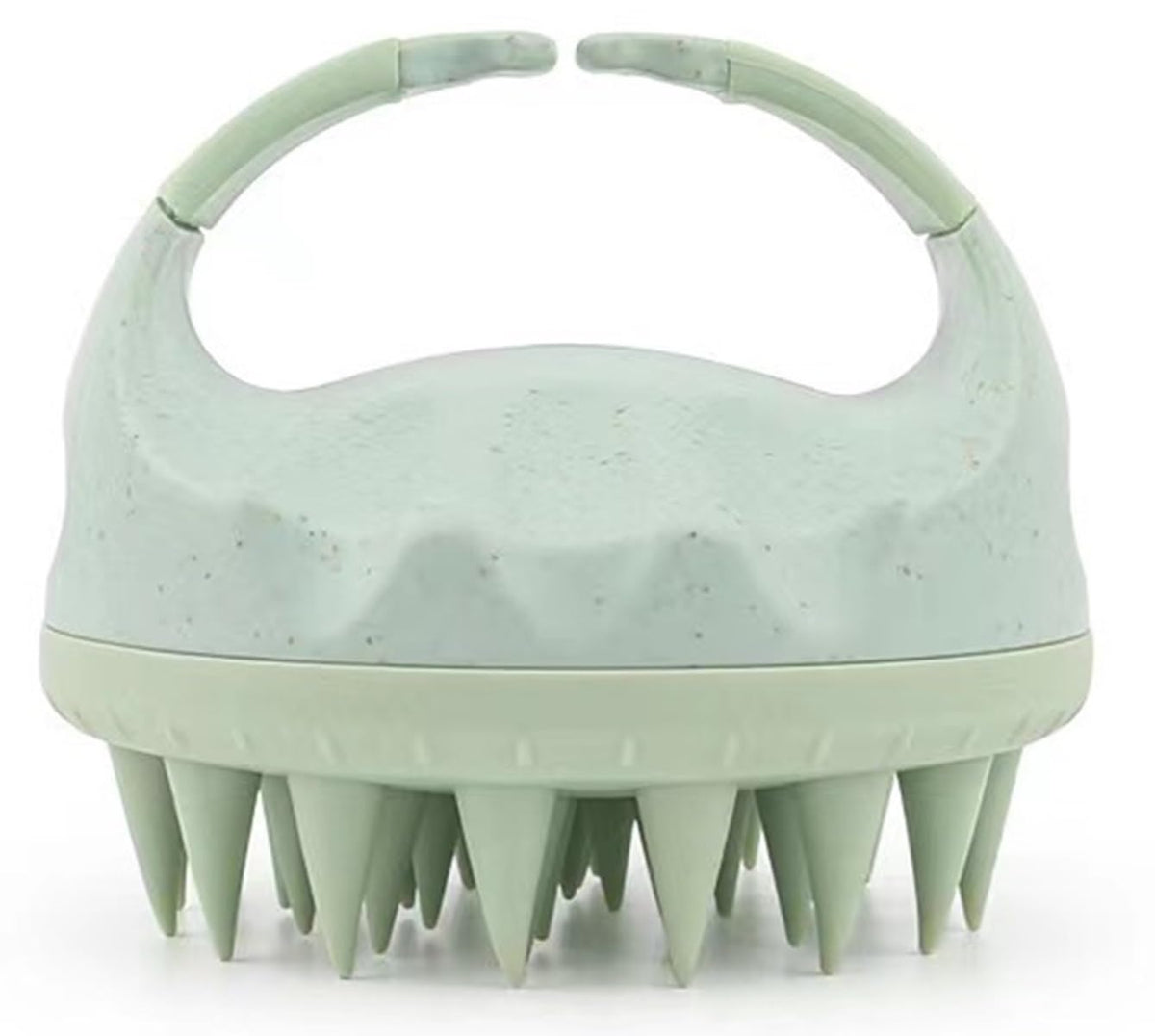 MOMISY Scalp Massager Shampoo Brush, Eco-Friendly Wheat Straw Body With Soft Silicon Bristles, Hair Scalp Scrubber, Scalp Exfoliator | Dandruff Removal