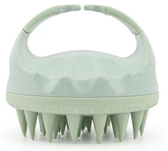 MOMISY Scalp Massager Shampoo Brush, Eco-Friendly Wheat Straw Body With Soft Silicon Bristles, Hair Scalp Scrubber, Scalp Exfoliator | Dandruff Removal