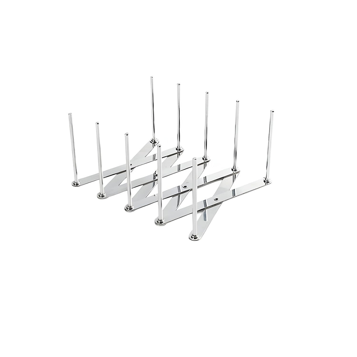 MOMISY Telescopic Pot Lid Organizer Stainless Steel Multi-use Adjustable Length