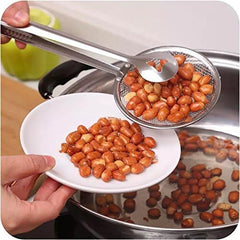 MOMISY Stainless Steel Oil Filter Spoon and Fried Food Clip Mesh Strainer (4)