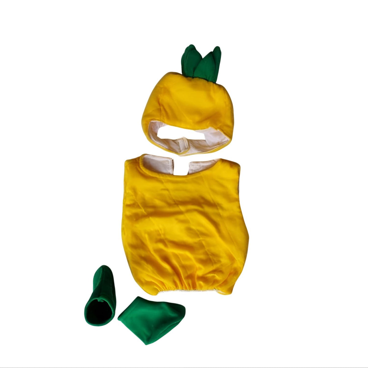 MOMISY Infant Baby Boy Photography Cute Pineapple Fruit Clothes Props New Born Tiny Photo Shoot Outfits photo Accessories-Yellow, Green, Polyester