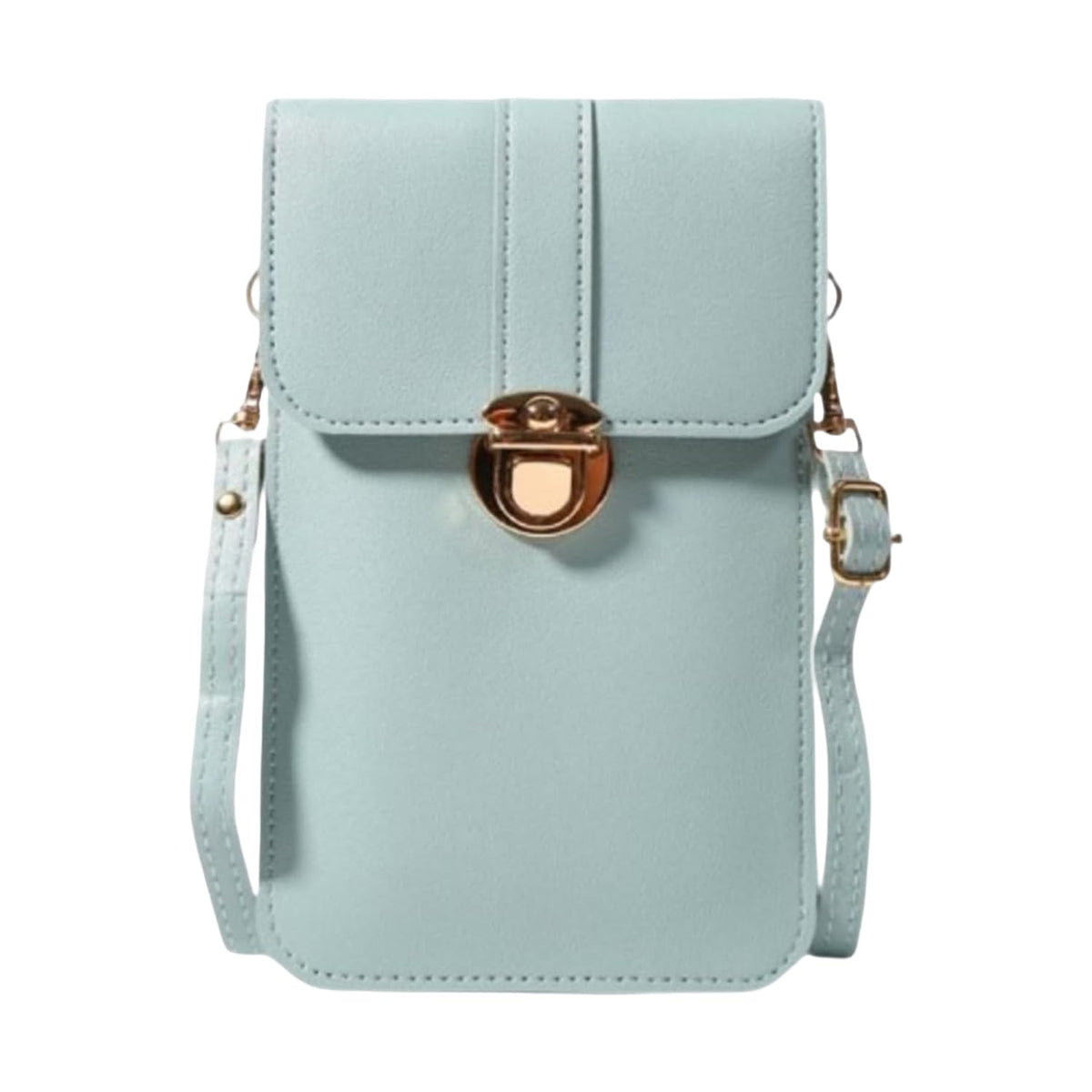 MOMISY Women Cellphone Sling Bag Mobile Card Holder Wallet Purse Clutch Handbag Crossbody Shoulder Bag for Girls (Blue)