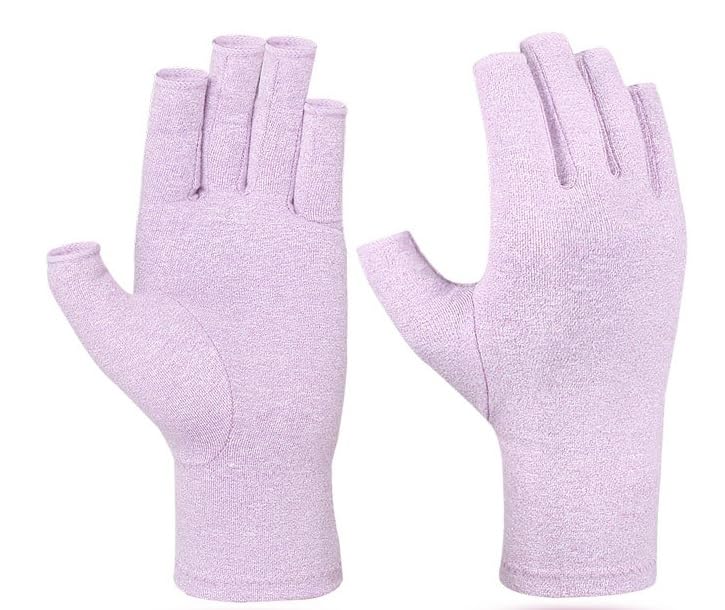 MOMISY Arthritis Gloves (Purple, L)