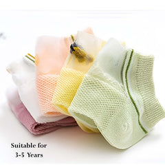 MOMISY 5 PairTube Ankle Socks for Toddlers Infant s Baby Girl Boys Kids (IN, Age, 6 Years, 8 Years, ThinAnimal)