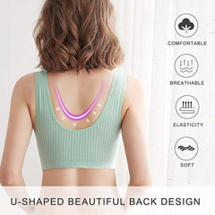 MOMISY Women's Maternity Nursing Bra Wire Free Cotton Front Button Closure Breastfeeding Pregnancy- Deep Fuschia Size: 34