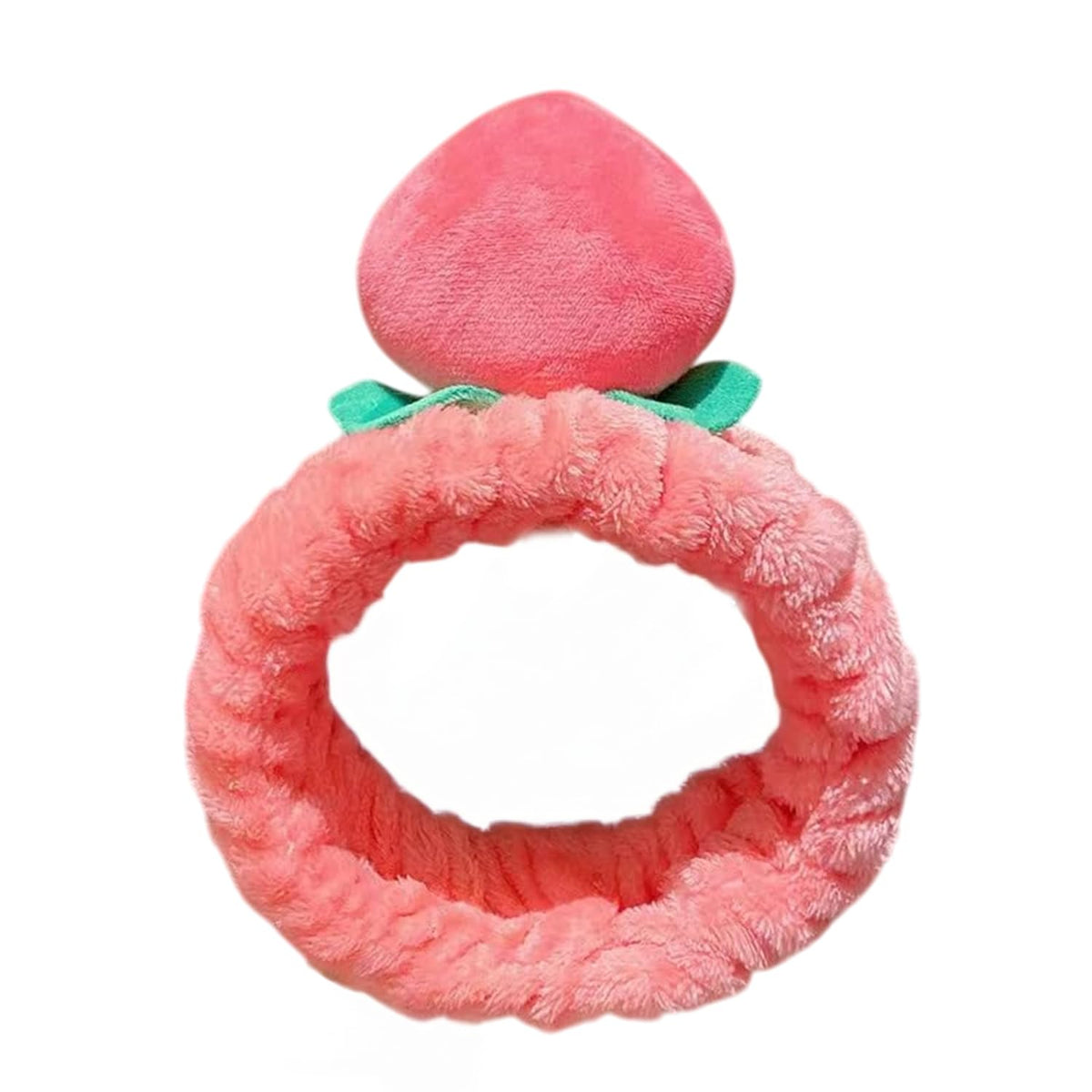 MOMISY Spa Headband for Women, Washable Facial Band, Elastic Hair Band, Makeup Wrap (StrawberryWatermelon, Free)