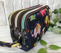 MOMISY Women's Girls Clutch | Zipper | Ladies Purse Wallet Girls (Animal)