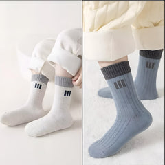 MOMISY Children's Socks, 5 Pairs, Baby and Kids Size (IN, Age, 1 Year, 3 Years, 3StripesSports)