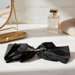 MOMISY Bow Shaped Hair Clip, Hair Accessories for Women and Girls (3LayerBow Black, Free)